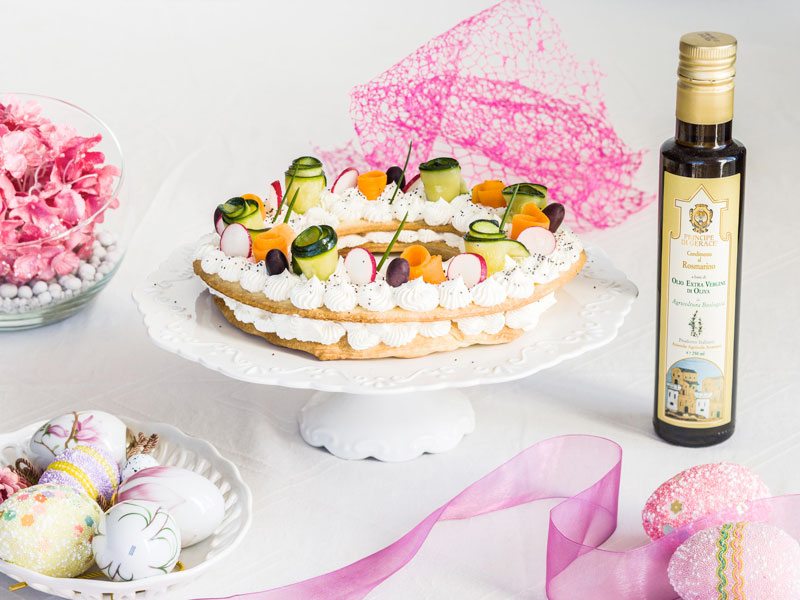 Cream Tart all’olio aromatizzato al rosmarino