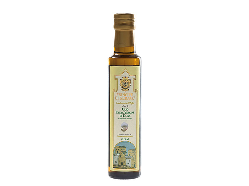 Condiment à l’ail à base d’huile d’olive vierge extra “Principe di Gerace” 250ml