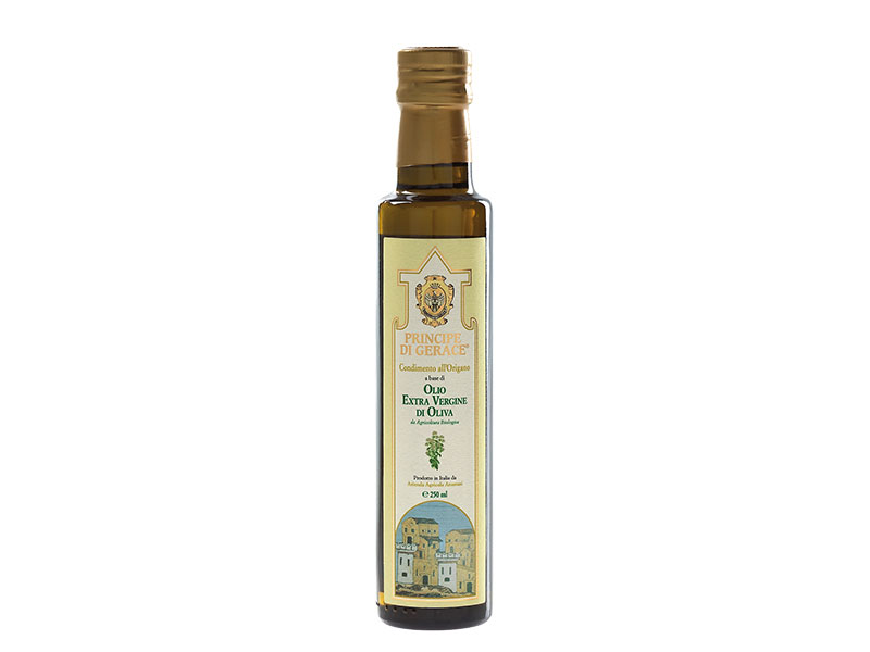 Condiment à l’origan à base d’huile d’olive vierge extra “Principe di Gerace” 250ml