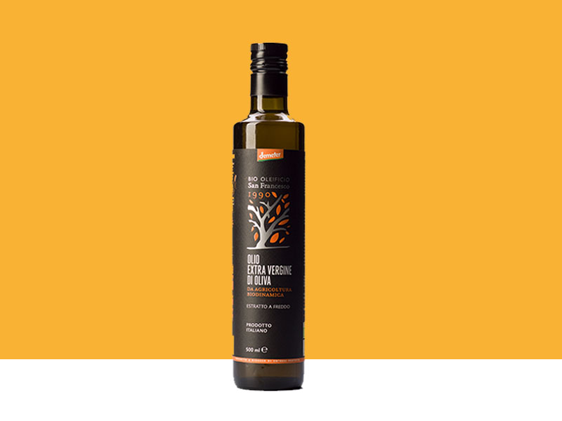 Olio extra vergine oliva “Bio Oleificio San Francesco” Demeter 500ml